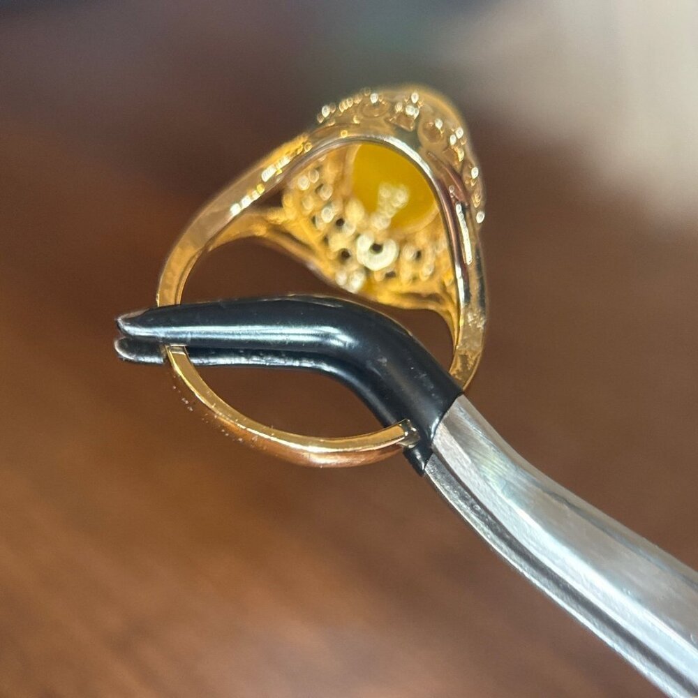 Yellow Stone Ring - Picture 5 of 7